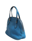 Used Gucci Leather Dome Handbag - Blue