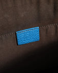 Gucci Leather Dome Handbag - Blue