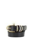 Chloé Leather Bracelet Belt - Black