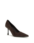 Jimmy Choo Ixia Suede Leather Pumps - Brown