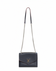 Louis Vuitton Mylockme Leather Chain Shoulder Bag - Navy Blue