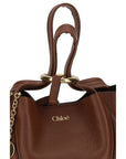 Chloé Small Spin Tote Bag - Brown