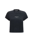 Alexander Wang Logo Short T-Shirt - Black