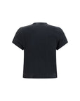 Alexander Wang Logo Short T-Shirt - Black