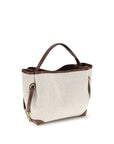 Chloé Clover Canvas Small Tote & Shoulder Bag - Ivory/Beige