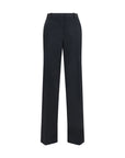 Tom Ford Merino Wool Wide Leg Pants - Black
