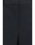 Tom Ford Merino Wool Wide Leg Pants - Black