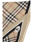 Burberry Checkered Silk Scarf