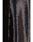 Tom Ford Silk & Sequin Midi Skirt - Black & Blue