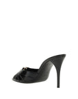 Saint Laurent Babylone Stiletto Heel Mule Sandals - Black