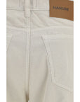 Haikure Clara Velvet Pier Flared White Denim Jeans