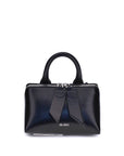 The Attico Friday Leather Handbag - Black