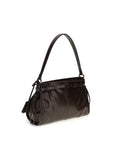 Prada Leather Mini Bonnie Hobo Bag - Brown