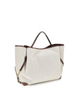 Chloé Clover Large Carry Tote Bag - Ivory/Beige