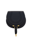 Chloé Leather Marcie Small Shoulder Bag - Black