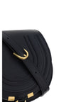 Chloé Leather Marcie Small Shoulder Bag - Black