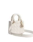 Dior Small Lady Dior My ABCDior Bag - White