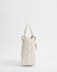 Dior Small Lady Dior My ABCDior Bag - White