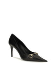 Gucci Donna Leather High Heel Pumps - Black