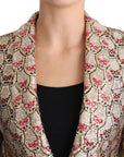 Dolce & Gabbana Sequined Cropped Blazer