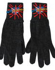 Dolce & Gabbana DGLovesLondon Wool Gloves - Gray/Grey
