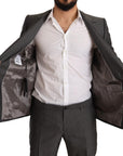 Dolce & Gabbana Martini Blazer & Pants 2-Piece Suit - Gray/Grey