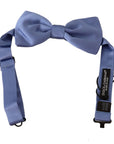 Dolce & Gabbana Papillon Silk Bow Tie - Purple