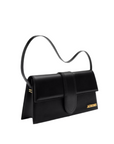 Jacquemus Black Leather Le Bambino Long