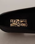 Salvatore Ferragamo Elegant Grandioso2 Leather Loafers - Black