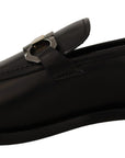 Salvatore Ferragamo Lewis Leather Loafers - Black