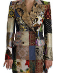 Dolce & Gabbana Double-Breasted Gallery Jacquard Blazer
