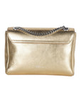 Blumarine Leather Shoulder Bag - Gold