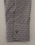 Dolce & Gabbana Gray/Grey Geometric Collar Shirt