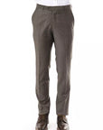 Uominitaliani Wool Suit Pants - Gray/Grey