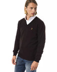 Uominitaliani Merino Wool Sweater - Deep Brown