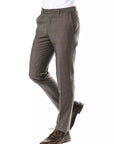 Uominitaliani Wool Suit Pants - Gray/Grey