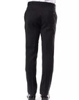 Uominitaliani Wool Suit Pants Slim Fit - Charcoal