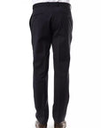 Uominitaliani Wool Suit Pants Regular Fit - Charcoal