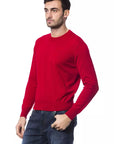 Billionaire Italian Couture Merino Wool Crewneck Sweater - Red
