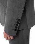Billionaire Italian Couture Blazer & Pants 2-Piece Suit - Gray/Grey