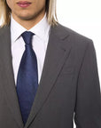 Billionaire Italian Couture Blazer & Pants 2-Piece Suit - Gray/Grey