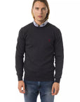 Uominitaliani Merino Wool Crewneck Sweater - Gray/Grey