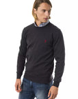 Uominitaliani Merino Wool Crewneck Sweater - Gray/Grey