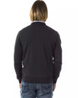 Uominitaliani Merino Wool Crewneck Sweater - Gray/Grey