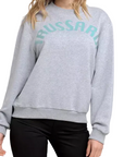 Trussardi Cotton Sweatshirt - Marle Gray/Grey - Made In Italy