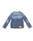 Jacob Cohen Vintage Blue Collarless Denim Jacket