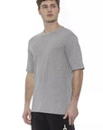 Tond Logo Cotton T-Shirt - Marle Gray/Grey - Made In Italy