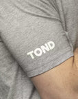 Tond Logo Cotton T-Shirt - Marle Gray/Grey - Made In Italy