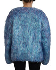 Dolce & Gabbana Wool & Faux Fur Short Coat