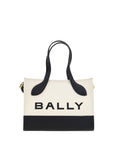 Bally Logo Mini Leather Top Handle Handbag